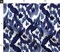 Ikat Diamonds Indigo Blue Geo Watercolor Tribal Custom Printed Fabric by Spoonflower Various Fabrics by the Yard or Fat Quarter